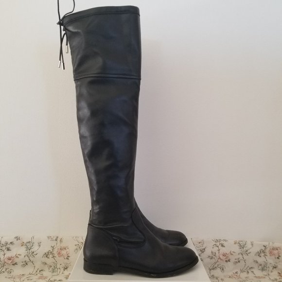 Anna Baiguera LEATHER Over the Knee Boots - Picture 5 of 15